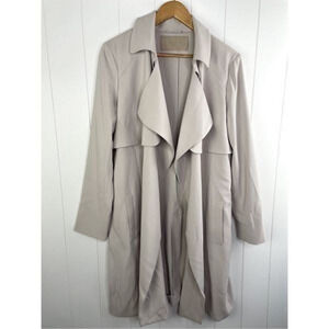 Georges Rech Paris Beige Long Draped Coat 40 (M)‎